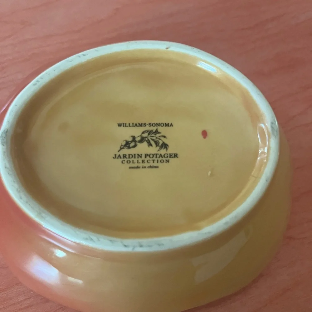 William Sonoma pumpkin dipping Bowl